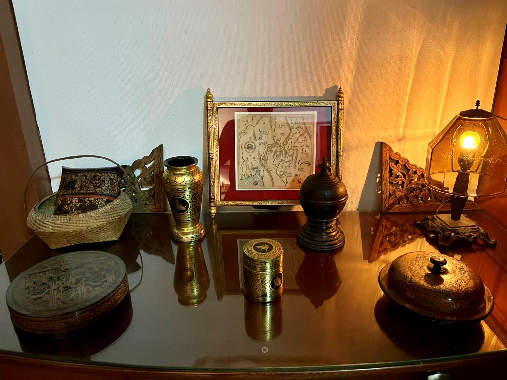 a few examples of Lanna lacquerware